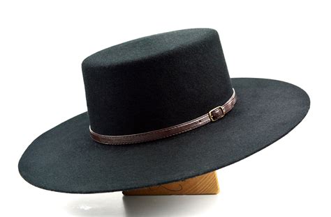 wide brim felt hat